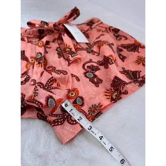 New A.L.C. Size 12 Barrett Shorts Sandstone Multi